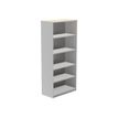 8427951996053-rocada STORE - Bibliothèque - 4 étagères - mélamine - hêtre, aluminium-P_622363_1-0
