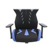 3701338800719-Fauteuil gamer POPER-M - accoudoirs réglables - noir et bleu-Gros plan-13
