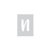 8711234004031-Pickup Déco Zoé - Étiquette autocollante 110 mm - Lettre N - blanc-Avant-0