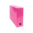 Exacompta Iderama - Overdrachtshoes - 90 mm - A4 - voor 800 vellen - roze
