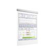 4005546992020-Durable Durafix - 5 Barres d'affichage adhésives 210 mm - argent métallisé - pour docume-Angle gauche-0