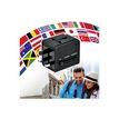 3567049000264-PORT World Travel - adaptateur secteur - USB-Angle gauche-0