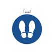 3130630670230-Exacompta - Pictogramme - arrêt obligatoire - 200 x 200 mm - bleu-Avant-0