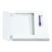 3130632595890-Exacompta Kreacover - 17 Boîtes de classement - dos 25 mm - blanc-Avant-1