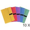 3130632007409-Exacompta - 10 Chemises extensibles 3 rabats à sangle - couleurs assorties--0