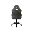 850009447258-Fauteuil de bureau ENZO - accoudoirs fixes - appuie-tête intégré - gris foncé-Arrière-4