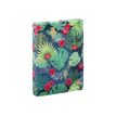3135252218716-Viquel Tropical - Boîte de classement plastique - dos 45 mm - bleu ou noir-Angle gauche-1