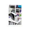 5028252247313-Rexel Style+ - destructeur de documents coupe croisée - 7 feuilles - Corbeille 12 litres-Angle gauche-4
