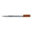 STAEDTLER LUMOCOLOR 316 - Marqueur non permanent - pointe fine - marron