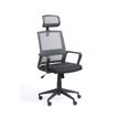 3760185020855-Fauteuil de bureau LIBERTY 02 - accoudoirs fixes - appui-tête réglable - noir et gris-P_79144165_2-1
