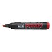 Uni PROCKEY PM-122 - Marker - permanent - rood - pigmentinkt op waterbasis - 1.2-1.8 mm - gemiddeld