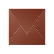 Pollen - Enveloppe - 165 x 165 mm - puntig - open zijkant - afdrukbaar - cacao - pak van 20