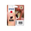 Epson T0877 - 11.4 ml - rood - origineel - blister - inktcartridge - voor Stylus Photo R1900