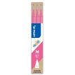 Pilot FriXion Ball - Navulling - roze - 0.7 mm - fijn - pak van 3 - voor FriXion Ball