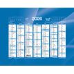 3371010235384-Quo Vadis - Calendrier bancaire 7 mois par face - 13,5 x 18 cm - bleu--0