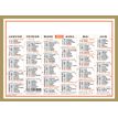 Oberthur Classique - Planner - wandmontage - 2015 - 6 maanden per pagina - 170 x 125 mm - met datum