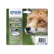 Epson T1285 Multipack - 4 - 16.4 ml - zwart, geel, cyaan, magenta - origineel - inktcartridge - voor Stylus S22, SX130, SX230, SX235, SX430, SX435, SX438, SX440, SX445; Stylus Office BX305