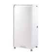 Armoire à rideaux ORGA - 2 tiroirs - H140 cm - Blanc