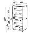 3253311400039-Armoire à rideaux ORGA - 2 tiroirs - H140 cm - Aluminium-P_79355313_4-2