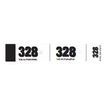 ELVE - 20 Carnets de 50 tickets de vestiaire 3 volets - 30 x 200 mm - numéroté - blanc