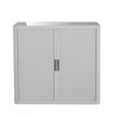 Paperflow easyOffice - Keukenkast - 2 planken - 2 deuren - metaal, polypropyleen, high-impact tinted polysterene - grijs
