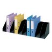 Trieur pour classeurs à levier - 10 cases fixes - L 89,7 cm - noir