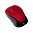 Logitech M235 - Muis - optisch - draadloos - 2.4 GHz - USB draadloze ontvanger - rood