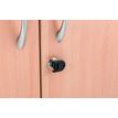 2012348123264-Armoire mi-haute IDRA/DUAL -  L80 x H102 x P47 - 2 portes - 2 tablettes métal DS - Corps blan-P_79377048_3-2
