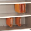 2012348123332-Armoire mi-haute IDRA/DUAL -  L80 x H102 x P47 - 2 portes - 2 tablettes métal DS - Corps anthrac-P_79377055_6-5