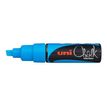 4902778140154-UNI CHALK - Marqueur craie - pointe biseau large - bleu clair-P_79377746_1-0
