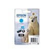 Epson 26XL - 9.7 ml - XL - cyaan - origineel - blister - inktcartridge - voor Expression Premium XP-510, 520, 600, 605, 610, 615, 620, 625, 700, 710, 720, 800, 810, 820