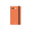 Oberthur Néa Flex 16 Pocket - Agenda - weekweergave - 89 x 165 mm - wit papier - violet hoes (pak van 6)