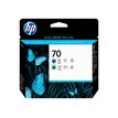 882780527508-HP 70 - Pack de 2 - bleu, vert - cartouche d'encre originale (C9408A)-P_79391102_3-0