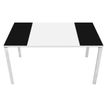 Paperflow Easydesk - Tafel - rechthoekig - zwart, wit