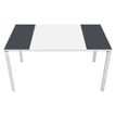 Paperflow Easydesk - Tafel - rechthoekig - wit, antraciet