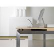 3483600174611-Bureau bois SLIVER - 190 cm - Pieds métal - Chêne fil et blanc-P_79397491_3-2