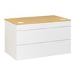 Gautier office Sunday - Receptionist desk component - rechthoekig - eiken