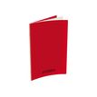 CONQUERANT Classique - Notitieboek - geniet - 240 x 320 mm - 24 vellen / 48 pagina's - Seyès - rood - polypropyleen (PP)