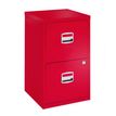 MT Economic - Verticale opbergkast - 2 lades - rood