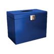 3219090409151-Pierre Henry - Classeur ménager en métal (valisette) avec 5 dossiers suspendus - bleu pr-P_79401084_1-0
