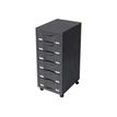 3219090956655-Module de rangement à roulettes 6 tiroirs - anthracite/gris-P_79401111_1-0