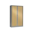 Pierre Henry GENERIC - Keukenkast - 4 planken - 2 deuren - staal, polyvinylchloride (PVC) - aluminium, clear oak