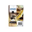 Epson 16XXL - 21.6 ml - XL - zwart - origineel - blister - inktcartridge - voor WorkForce WF-2660DWF