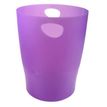 Exacompta ECOBIN Classic - Afvalbak - 15 l - hendels - polypropyleen (PP) - doorschijnend violet