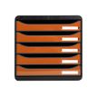 Exacompta BIG-BOX PLUS Classic A4+ - Ladekast - 5 lades - zwart, glanzend mandarijn-oranje