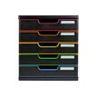 Exacompta Ecoblack MODULO A4+ - Ladekast - 5 lades - zwart, harlekijn