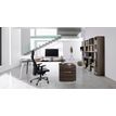 3483600647528-Bibliothèque XENON - L75 x H188 x P36 - Blanc/chêne royal (côtés de finition non compri-P_79406903_3-2
