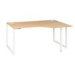 Gautier office Sunday - Tafel - rechthoekig gebogen (rechts) - eiken