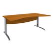 Burocean Idra - Tafel - rectangular with rounded side - kersenhout