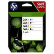 HP 364XL - 4 - hoog rendement - zwart, geel, cyaan, magenta - origineel - inktcartridge
